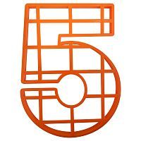 Пластик. форма для торта "Цифра 5" 25см